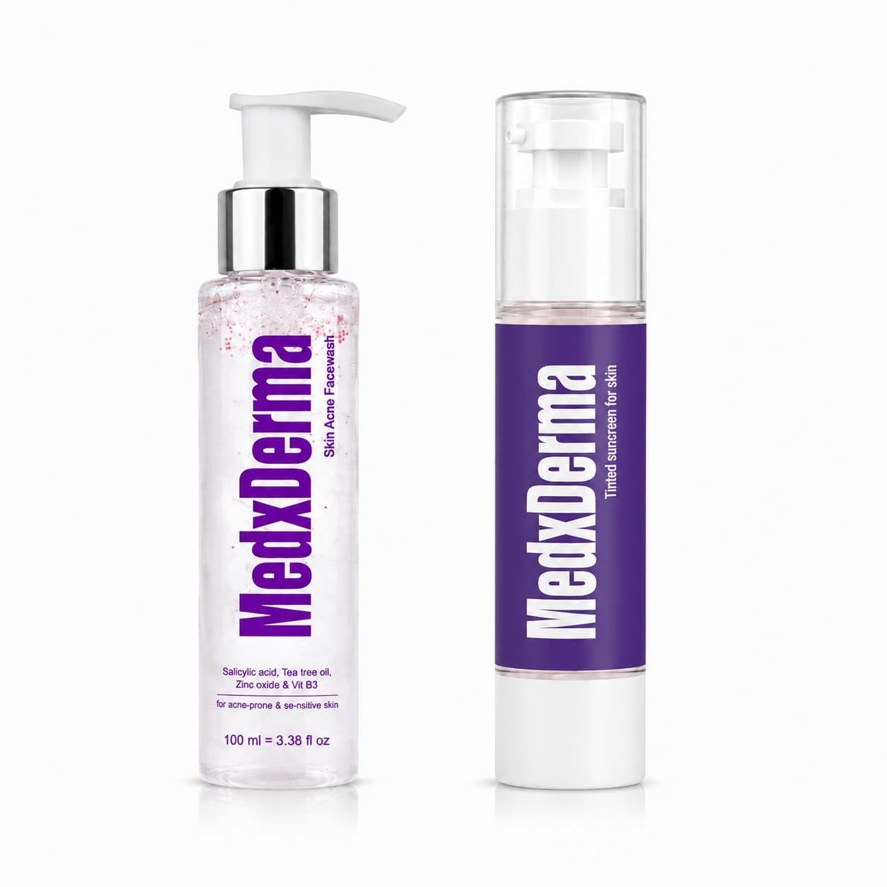 Acne Facewash & Tinted Sunscreen