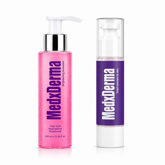 Brightening Facewash & Tinted sunscreen